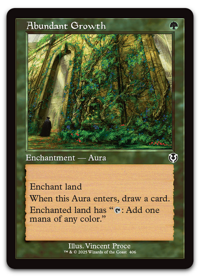 Abundant Growth (Retro Frame) (Innistrad Remastered)
