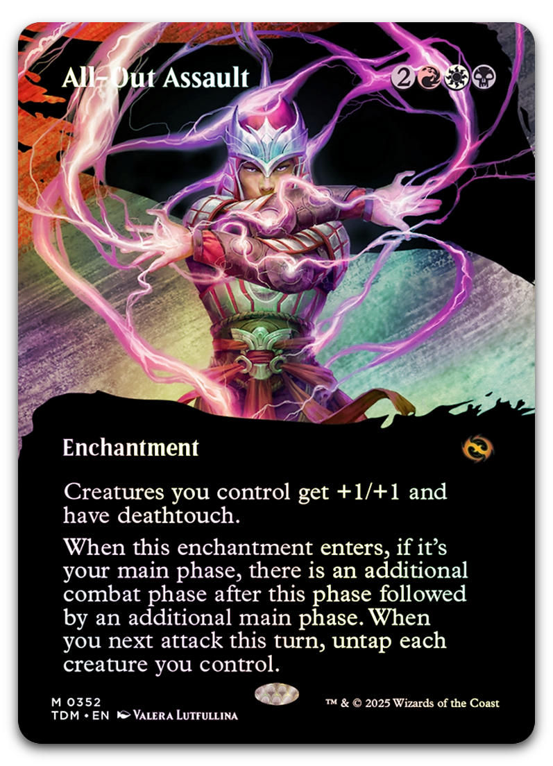 All-Out Assault (Borderless) (Tarkir: Dragonstorm)