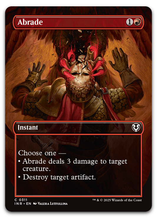 Abrade (Borderless) (Innistrad Remastered)