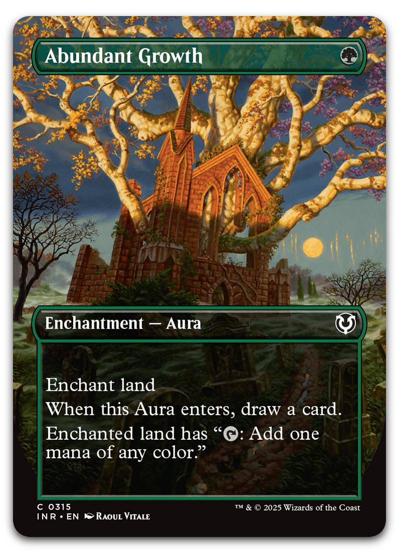 Abundant Growth (Borderless) (Innistrad Remastered)