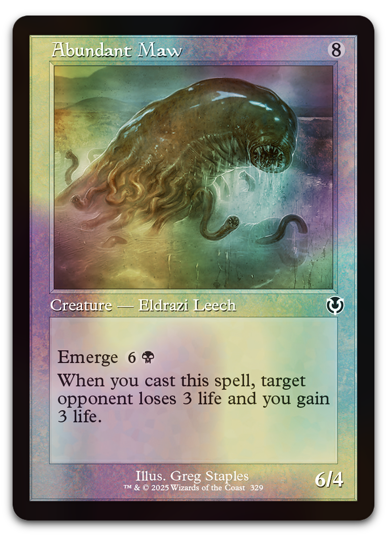 Abundant Maw (Retro Frame) (Innistrad Remastered)