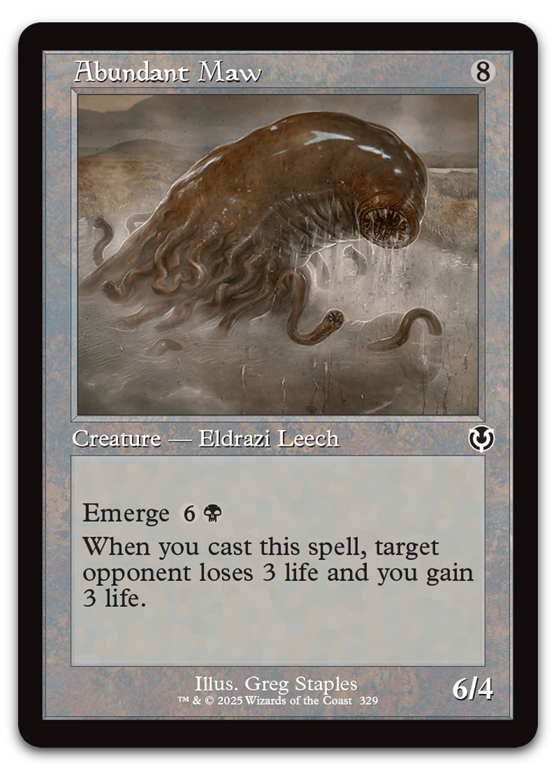 Abundant Maw (Retro Frame) (Innistrad Remastered)