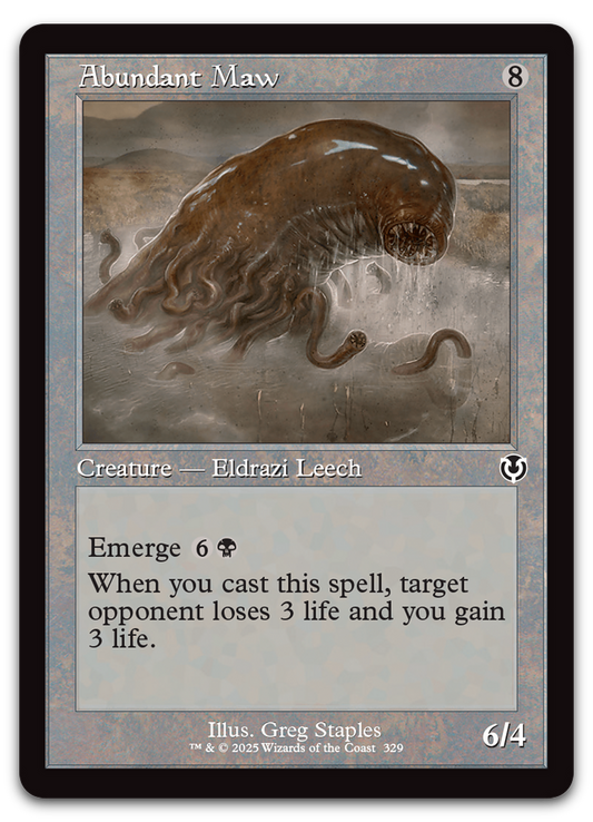 Abundant Maw (Retro Frame) (Innistrad Remastered)