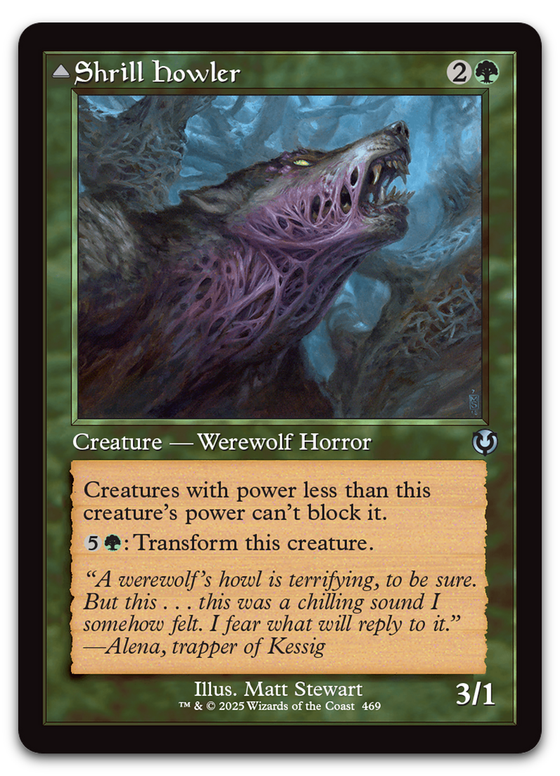 Shrill Howler (Retro Frame) (Innistrad Remastered)