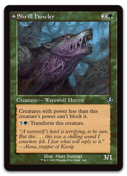 Shrill Howler (Retro Frame) (Innistrad Remastered)