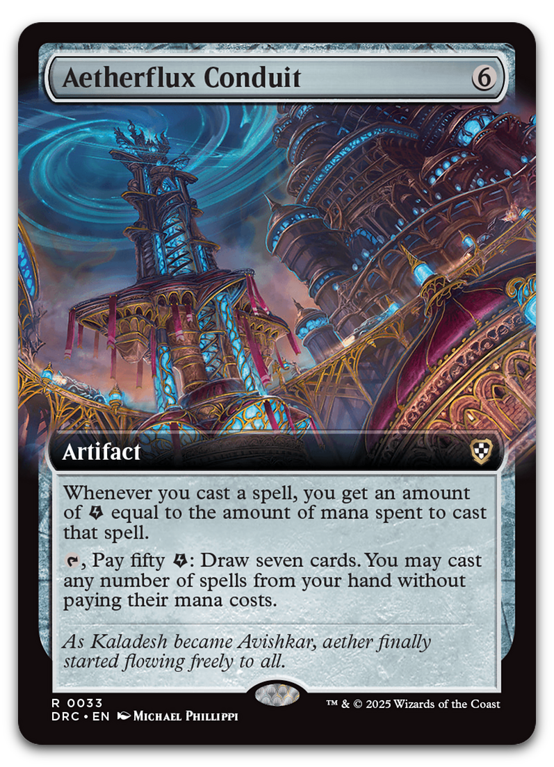 Aetherflux Conduit (Extended Art) (Commander: Aetherdrift)