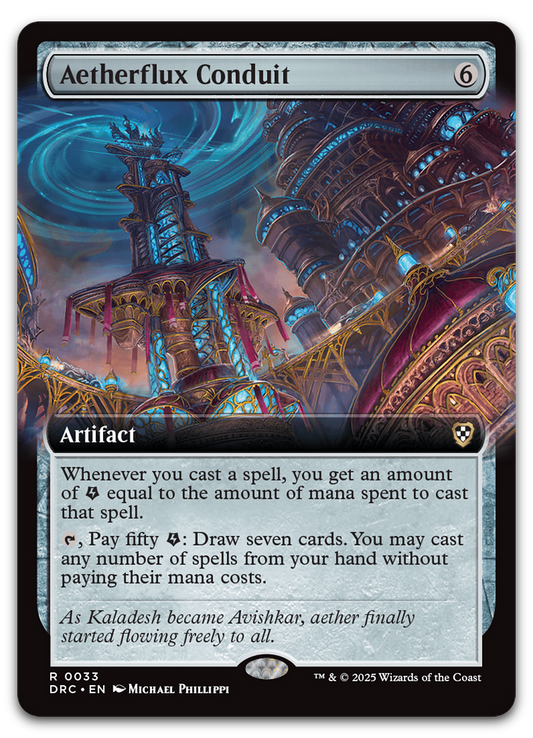 Aetherflux Conduit (Extended Art) (Commander: Aetherdrift)