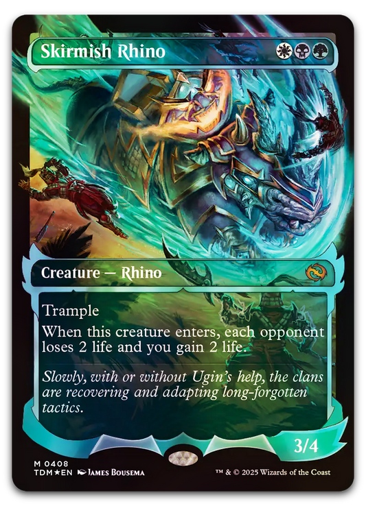Skirmish Rhino (Showcase) (Tarkir: Dragonstorm)