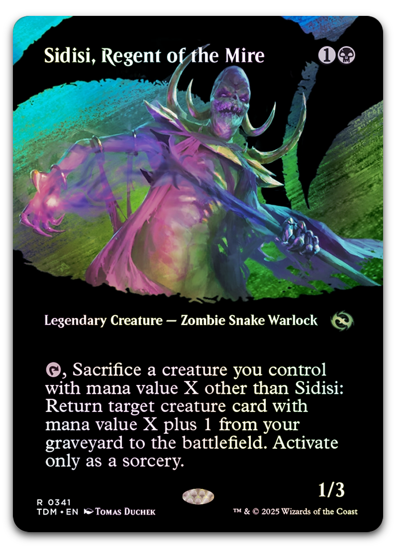 Sidisi, Regent of the Mire (Borderless) (Tarkir: Dragonstorm)