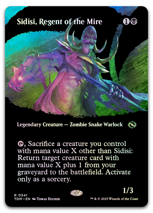 Sidisi, Regent of the Mire (Borderless) (Tarkir: Dragonstorm)