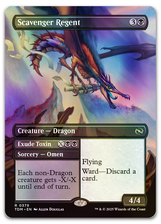 Scavenger Regent (Borderless) (Tarkir: Dragonstorm)